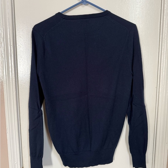 Men’s Navy XS J.Crew Merino Wool-Blend Crewneck Sweater - Picture 2 of 5